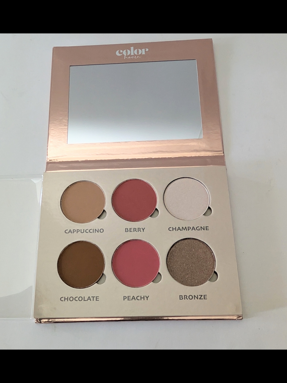 6 Color Contour Blush Palette - Berry/Peachy/Cappuccino Chocolate Long Lasting